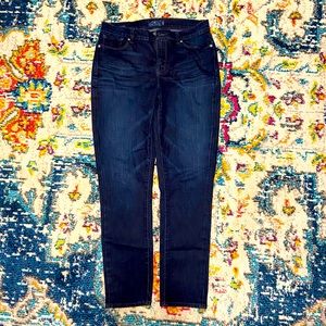 Lucky Brand Brooke Skinny Ankle Dark Wash Jeans. Excellent condition. Size 12/31